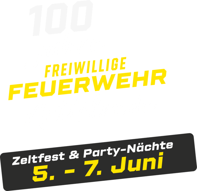 100 Jahre Freiwillige Feuerwehr Nettelrede – 5. bis 7. Juni 2026